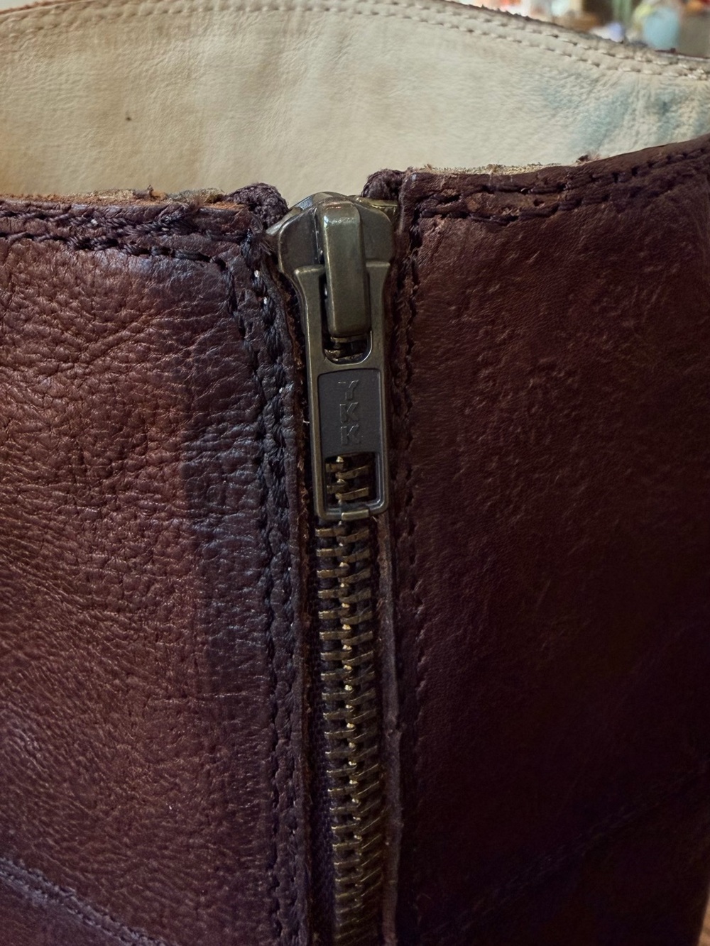 Frye Anna D-Ring Classic Tall Leather Riding Boots - Brown - Picture 4 of 7